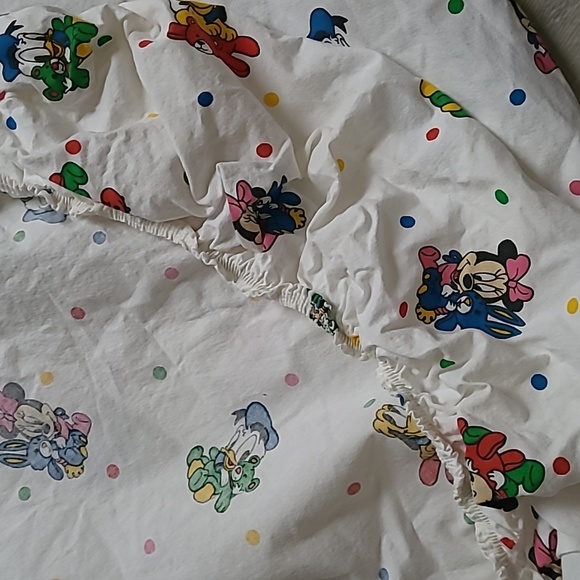 Vintage Disney Babies Fitted Crib Sheet - Picture 5 of 7